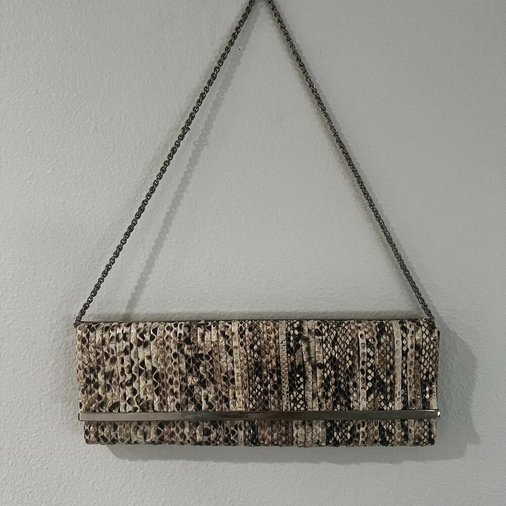 Authentic RODO Snakeskin Clutch – Detachable Chain, Evening Bag, Snakeskin bag - Picture 6 of 10